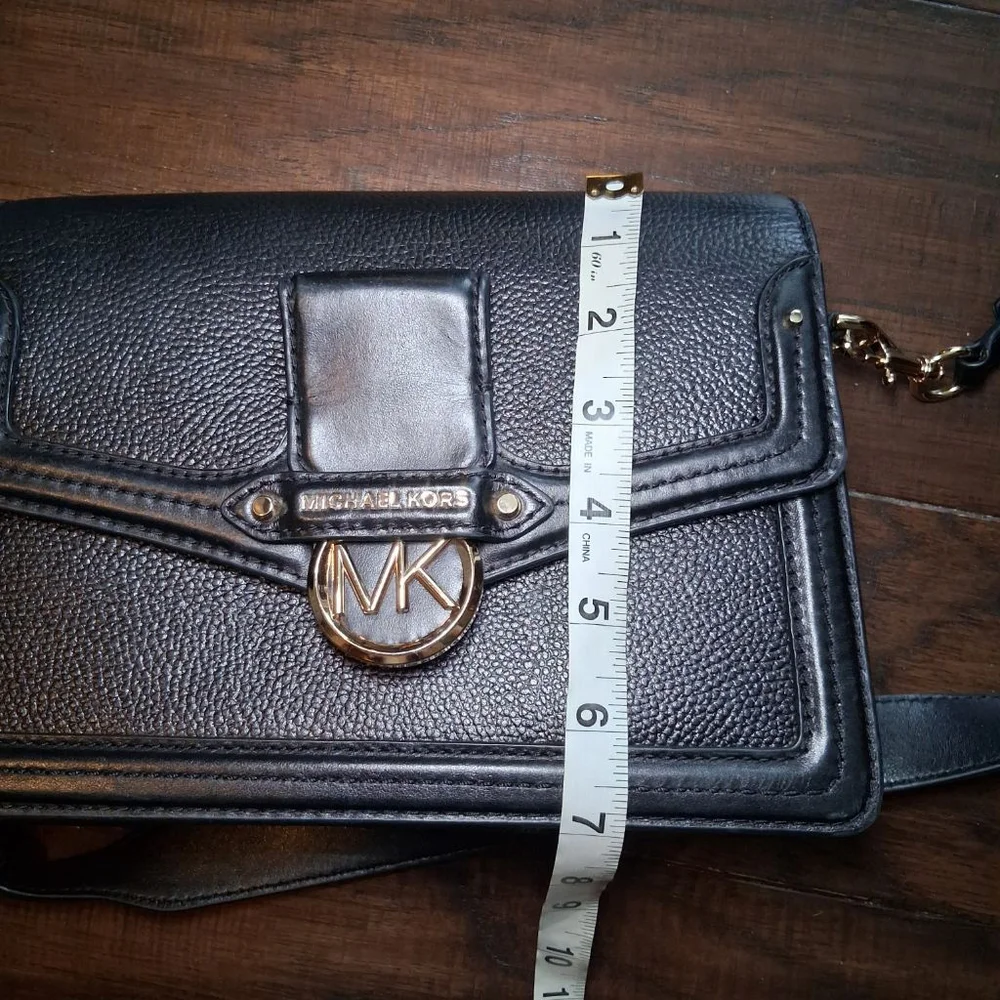 Michael Kors Jessie Pebbled Leather Shoulder Bag